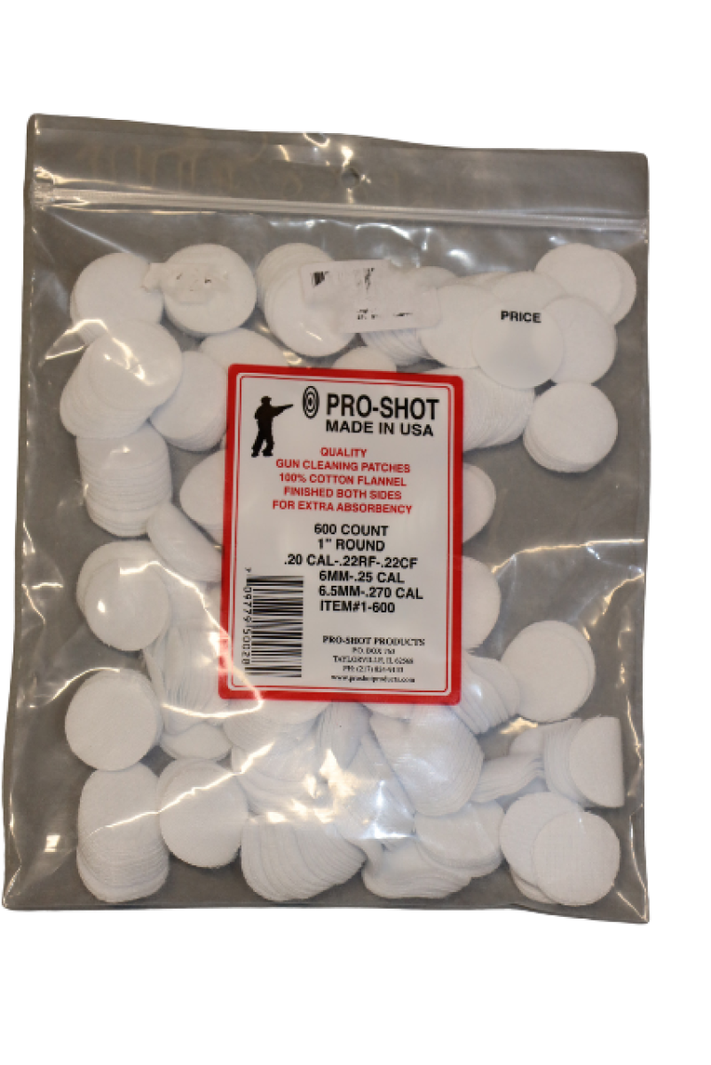 Pro-ShotRound Patches 1" 600Stück